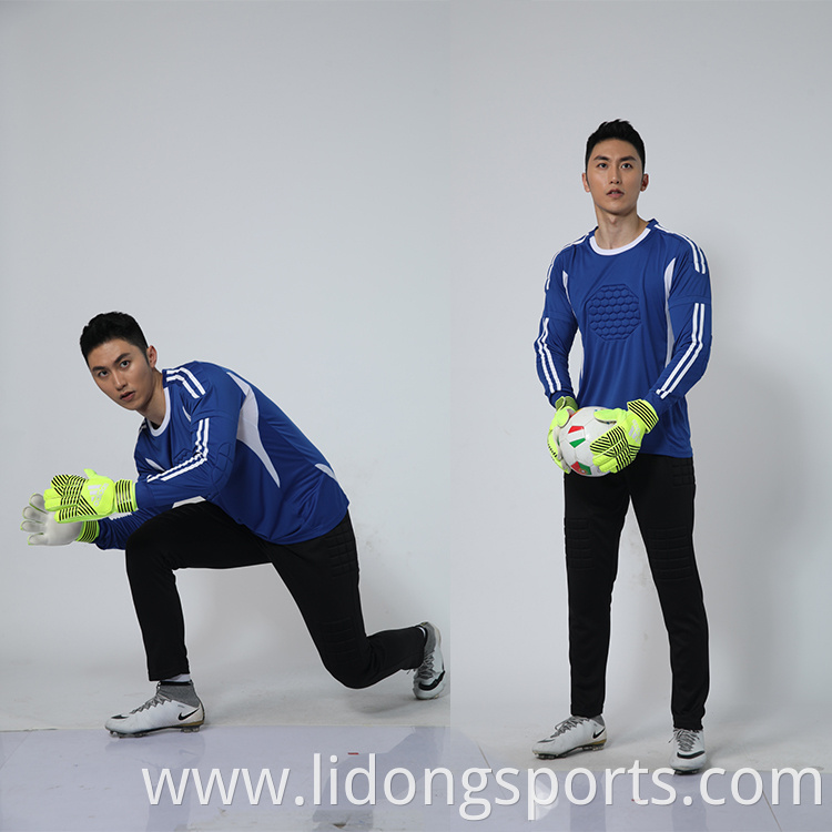 2021 LiDong Sublimated custom design new goalkeeper jersey